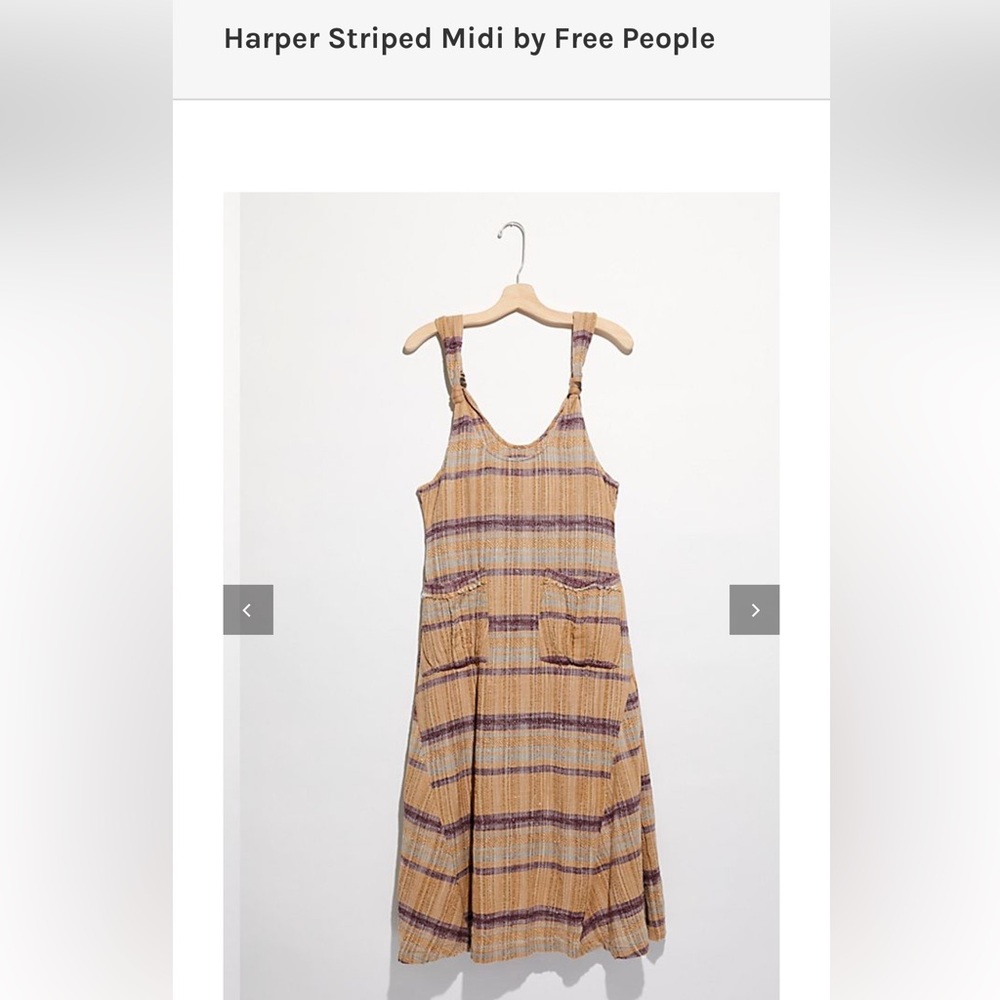 Free People Harper Stripped Dress